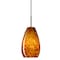 Besa Lighting Pera 9 Cord Pendant, Amber Cloud, Bronze Finish, 1x9W LED 1JT-412618-LED-BR - alternate 1